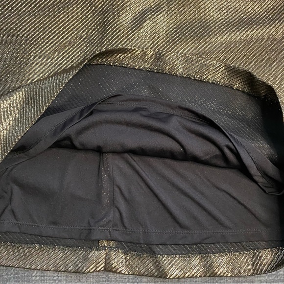 NWT H&M GOLD A-LINE SKIRT - Picture 6 of 7